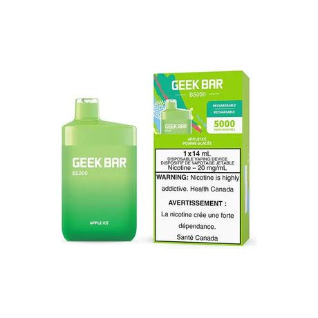 GEEK BAR - Geek Bar B5000 Disposable - Apple Ice - Psycho Vape