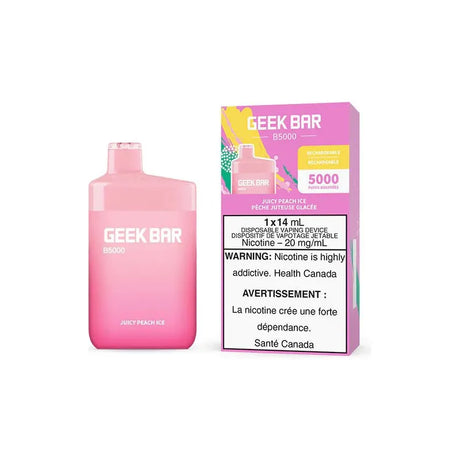 GEEK BAR - Geek Bar B5000 Disposable - Juicy Peach Ice - Psycho Vape