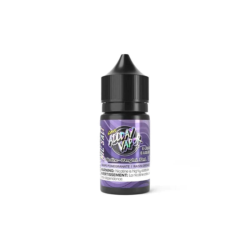 Shop Grape Pomegranate Nic Salt by All Day Vapor - at Vapeshop Mania