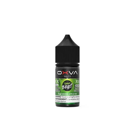 Green Apple Ice Salt Nic E-Liquid – Flavour Beast X OXVA - Psycho Vape