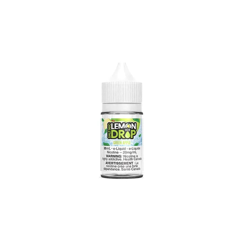 LEMON DROP - Green Apple Ice Salt By Lemon Drop E-Juice - Psycho Vape