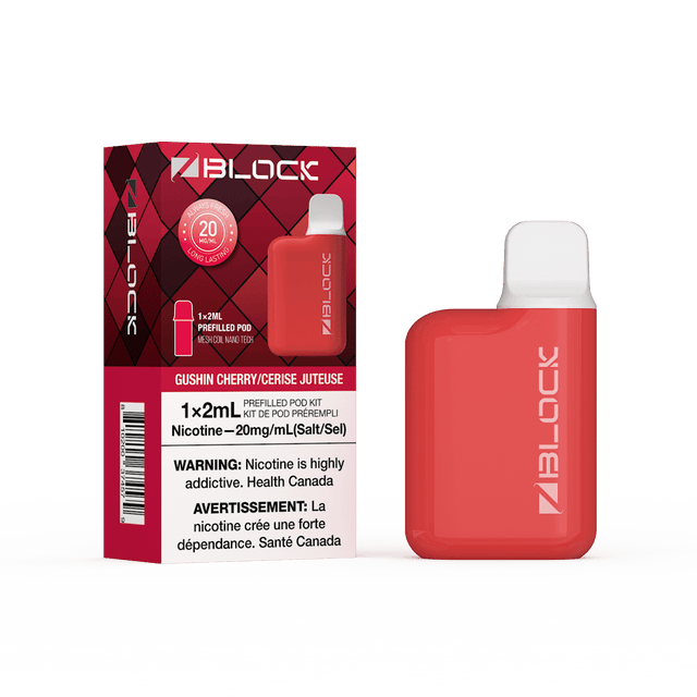 Gushin Cherry – ZBlock 2mL Starter Kit - Psycho Vape