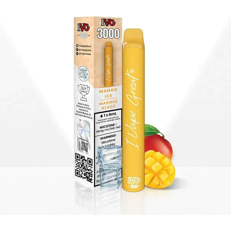 IVG - IVG 3000 Puffs Disposable - Mango Ice - Psycho Vape