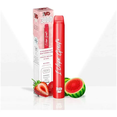 IVG - IVG 3000 Puffs Disposable - Strawberry Watermelon - Psycho Vape