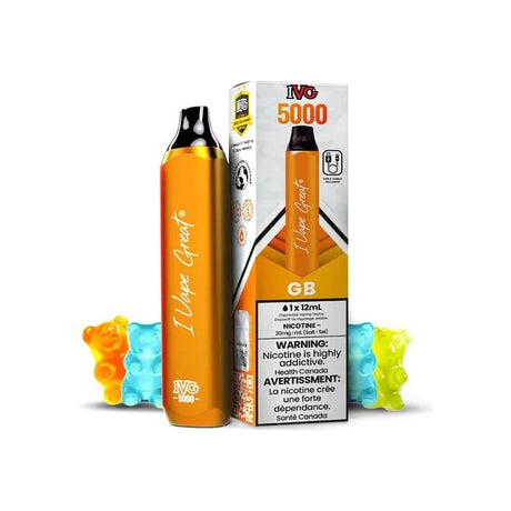 IVG - IVG Bar Max 5000 Disposable - Wiggly B (GB) - Psycho Vape