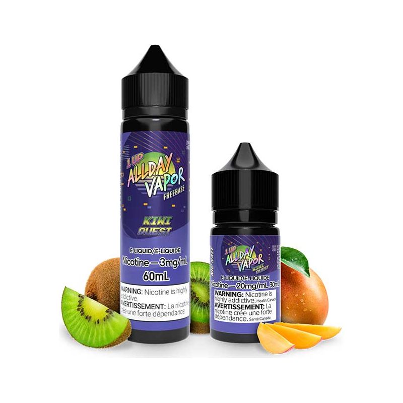 ALLDAY VAPOR - Kiwi Quest Salt by All Day Vapor - Psycho Vape