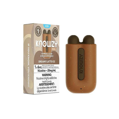 KNOWZY - Knowzy Duo6 - Dreamy Latte Ice - Psycho Vape