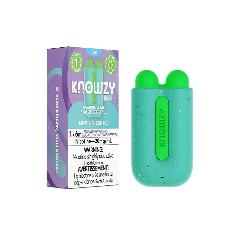 KNOWZY - Knowzy Duo6 - Minty Fresh Ice - Psycho Vape