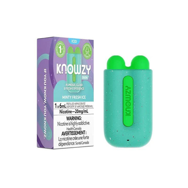 KNOWZY - Knowzy Duo6 - Minty Fresh Ice - Psycho Vape