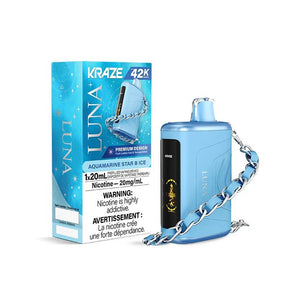 KRAZE - Kraze Luna 42K Disposable - Aquamarine Star B Ice - Psycho Vape
