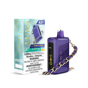 KRAZE - Kraze Luna 42K Disposable - Blueberry Mint Frost - Psycho Vape