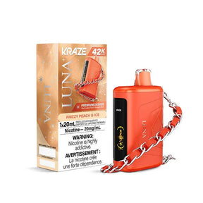 KRAZE - Kraze Luna 42K Disposable - Fizzy Peach G Ice - Psycho Vape