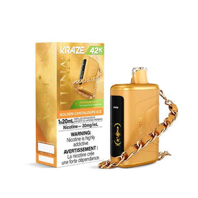 KRAZE - Kraze Luna 42K Disposable - Golden Cantaloupe Ice - Psycho Vape