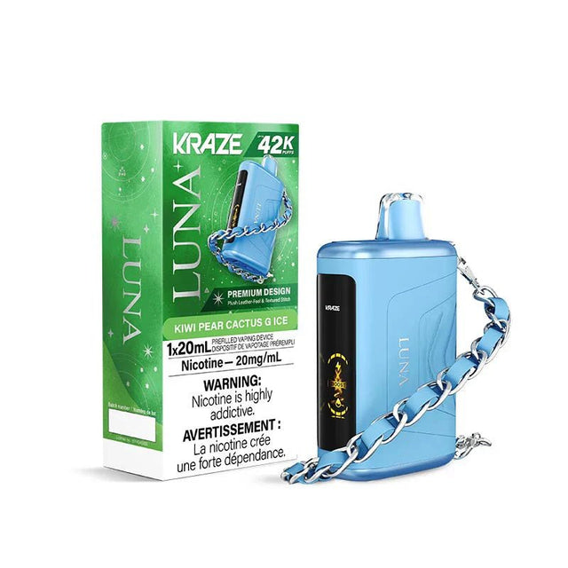 KRAZE - Kraze Luna 42K Disposable - Kiwi Pear Cactus G Ice - Psycho Vape