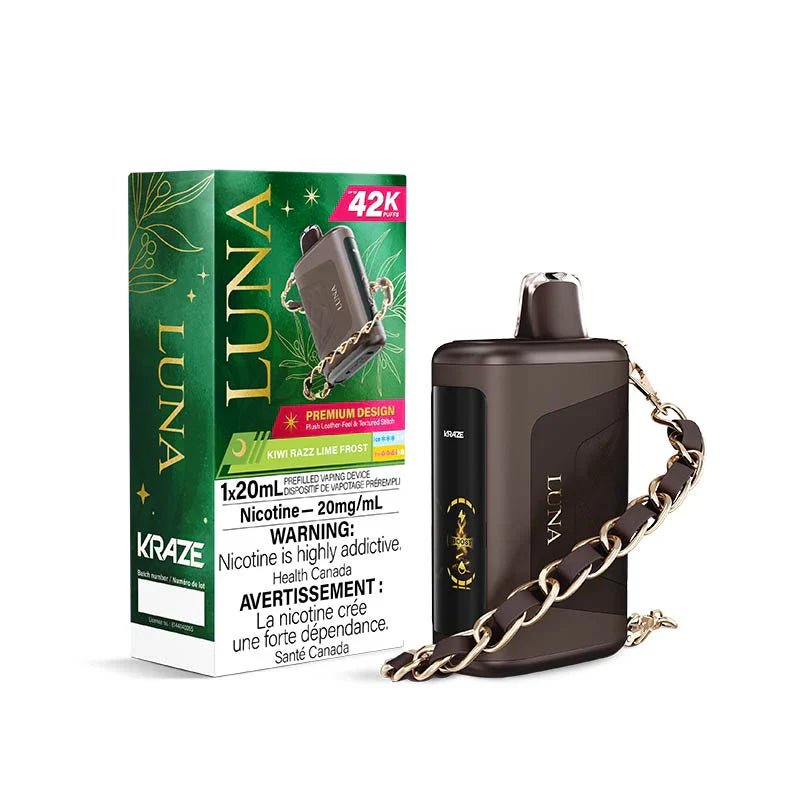 KRAZE - Kraze Luna 42K Disposable - Kiwi Razz Lime Frost - Psycho Vape