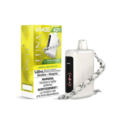 KRAZE - Kraze Luna 42K Disposable - Lemon Lime Bae Ice - Psycho Vape