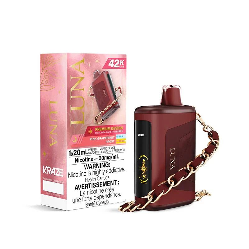 KRAZE - Kraze Luna 42K Disposable - Pink Grapefruit Frost - Psycho Vape
