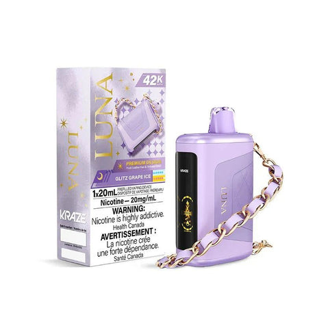 KRAZE - Kraze Luna Disposable - Glitz Grape Ice - Psycho Vape