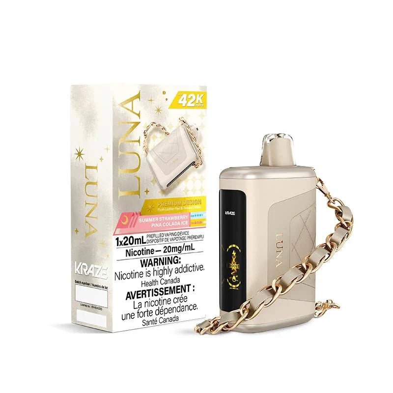 KRAZE - Kraze Luna Disposable - Summer Strawberry Pina Colada Ice - Psycho Vape