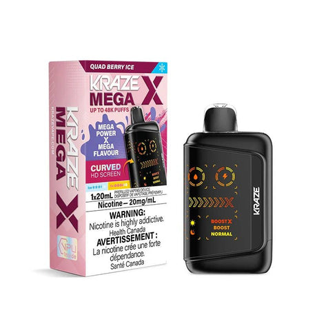 KRAZE - Kraze Mega X 48K Disposable - Quad Berry Ice - Psycho Vape
