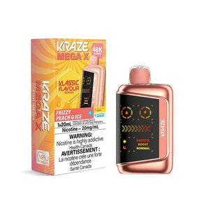Kraze Mega X 48K - Frizzy Peach G Ice - Psycho Vape