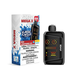 Kraze Mega X 48K - Red Lightning Ice - Psycho Vape
