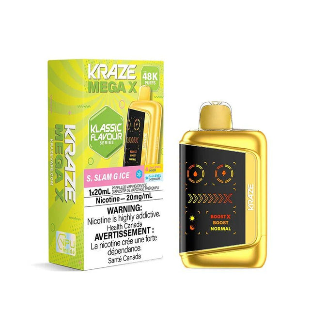 Kraze Mega X 48K - S. Slam G Ice - Psycho Vape