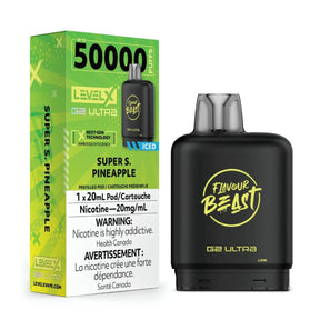 Level X G2 Ultra 50K Pod - Flavour Beast - Super S. Pineapple Iced - Psycho Vape