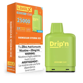 LEVEL X - Level X Drip'n Boost 25K Pod 20ml - Hawaiian Storm Ice - Psycho Vape