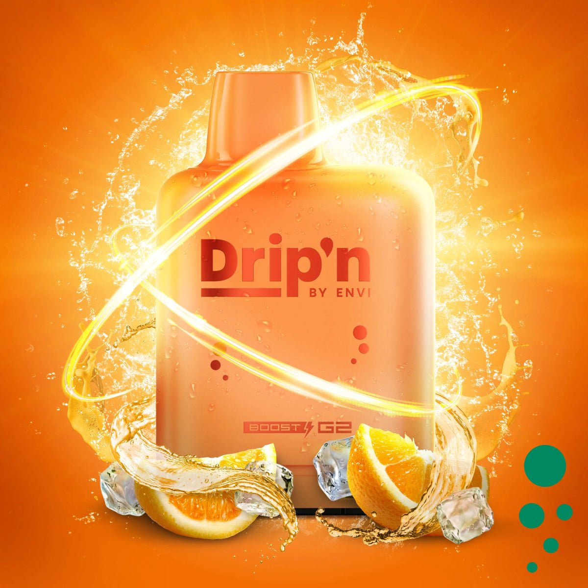 LEVEL X - Level X Drip'n Boost 25K Pod 20ml - Orange Fizz - Psycho Vape
