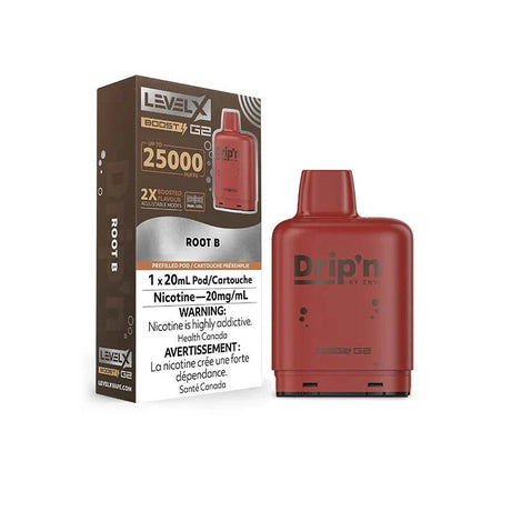 LEVEL X - Level X Drip'n Boost 25K Pod 20ml Pod - Root B - Psycho Vape