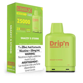 LEVEL X - Level X Drip'n Boost 25K Pod 20ml - Snazzy S Storm - Psycho Vape