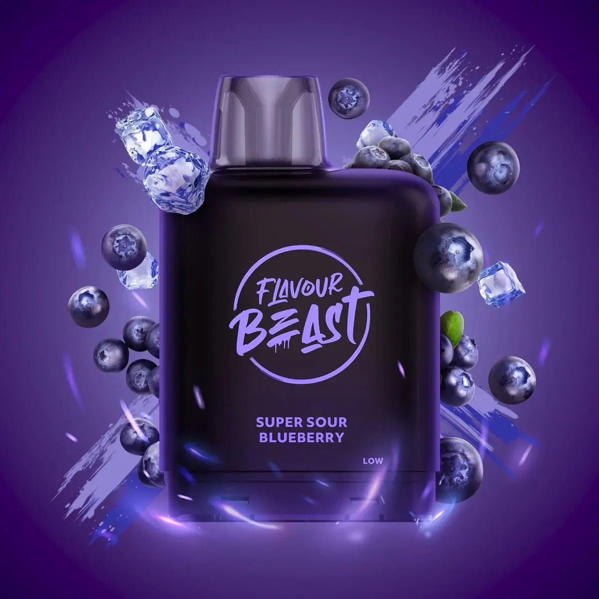LEVEL X - Level X Flavour Beast Boost 25K Pod 20ml - Super Sour Blueberry (Iced) - Psycho Vape