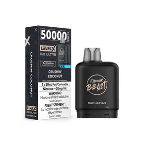 LEVEL X - Level X Flavour Beast Ultra 50K Pod 20ml - Crushin' Coconut Iced - Psycho Vape