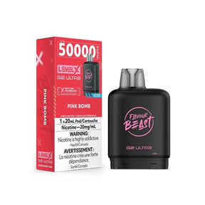 LEVEL X - Level X Flavour Beast Ultra 50K Pod 20ml - Pink Bomb Iced - Psycho Vape