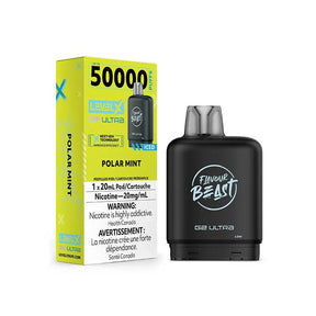 LEVEL X - Level X Flavour Beast Ultra 50K Pod 20ml - Polar Mint - Psycho Vape