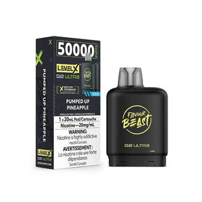 LEVEL X - Level X Flavour Beast Ultra 50K Pod 20ml - Pumped Up Pineapple Iced - Psycho Vape