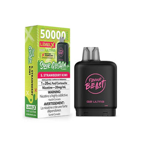 LEVEL X - Level X G2 Ultra Pod - Flavour Beast - Gushin S. Strawberry Kiwi - Psycho Vape