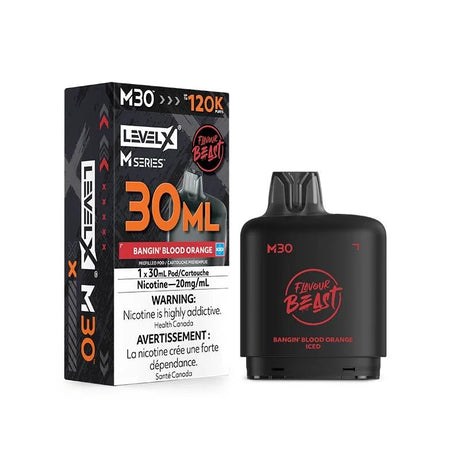 Level X M Series Pod - Flavour Beast - Bangin' Blood Orange Iced - Psycho Vape