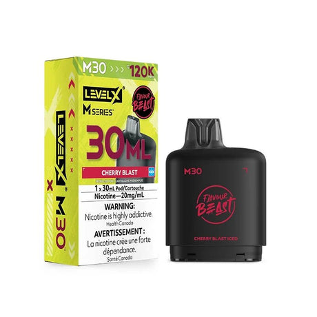 Level X M Series Pod - Flavour Beast - Cherry Blast Iced - Psycho Vape