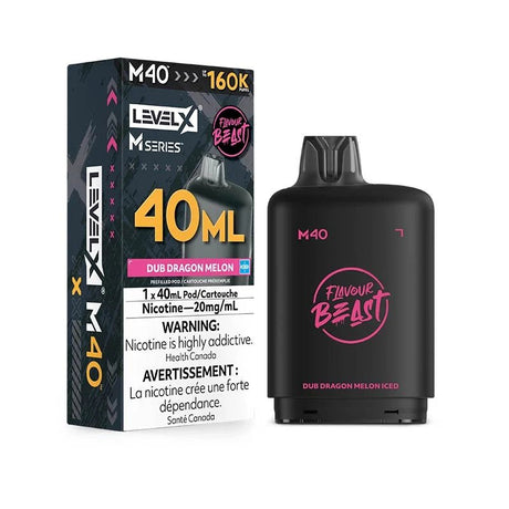 Level X M Series Pod - Flavour Beast - Dub Dragon Melon - Psycho Vape