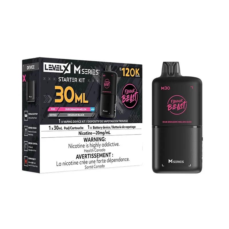 Level X M Series Pod - Flavour Beast - Dub Dragon Melon - Psycho Vape