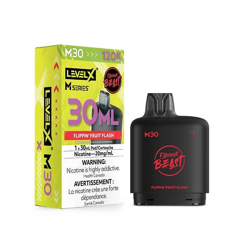 Level X M Series Pod - Flavour Beast - Flippin' Fruit Flash - Psycho Vape