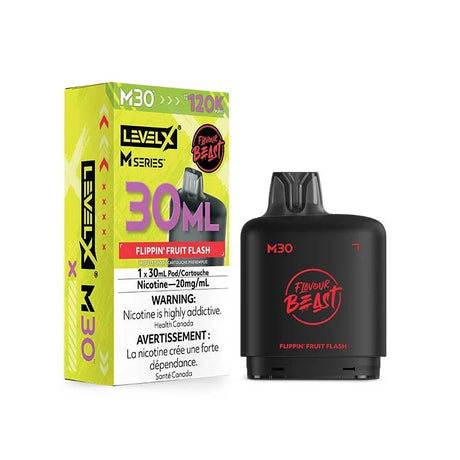 Level X M Series Pod - Flavour Beast - Flippin' Fruit Flash - Psycho Vape