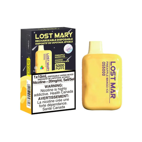 LOST MARY - Lost Mary OS5000 Disposable - Pineapple Mango Ice - Psycho Vape