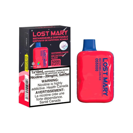LOST MARY - Lost Mary OS5000 Disposable - Watermelon Ice - Psycho Vape
