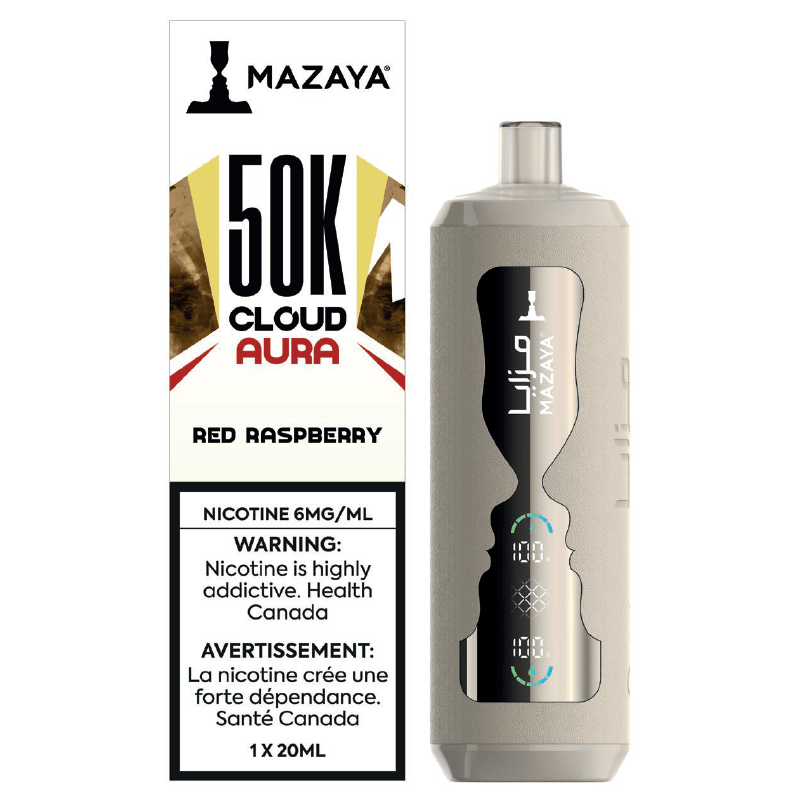 MAZAYA - Mazaya Cloud Aura 50K - Red Raspberry - Psycho Vape