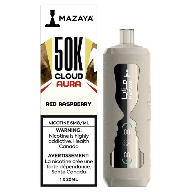MAZAYA - Mazaya Cloud Aura 50K - Red Raspberry - Psycho Vape
