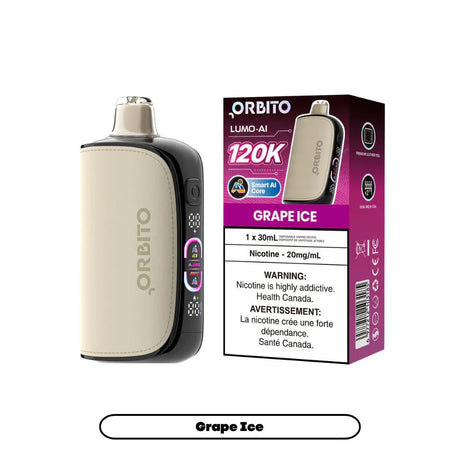 Orbito Lumo AI 120K - Grape Ice - Psycho Vape