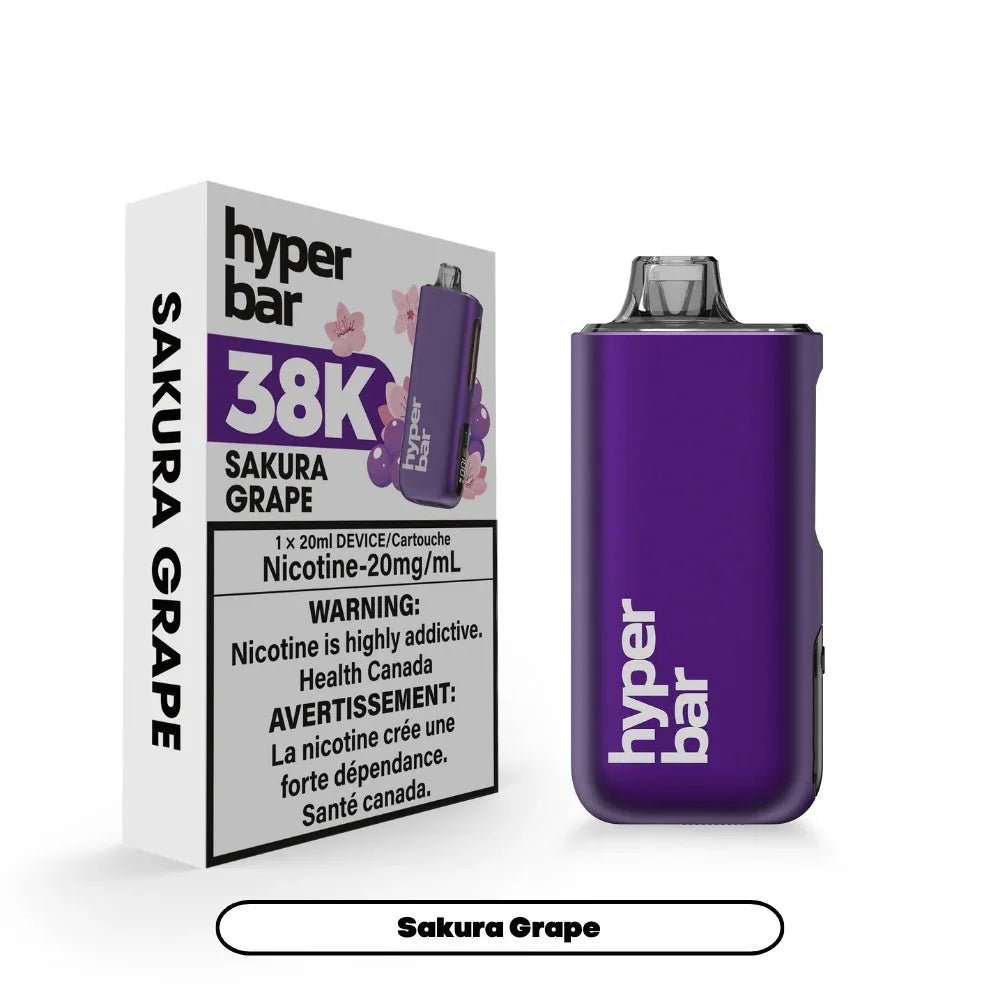 OXBAR - Hyperbar BE38000 - Sakura Grape - Psycho Vape